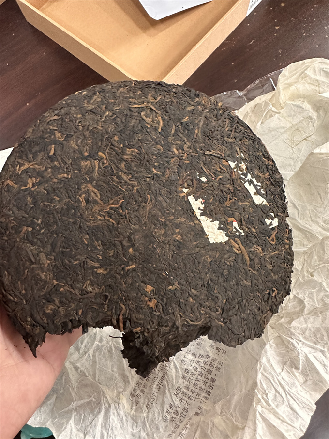 [景迈长宝茶厂] 2006年古茸牌景迈山七子饼茶 熟茶 357g