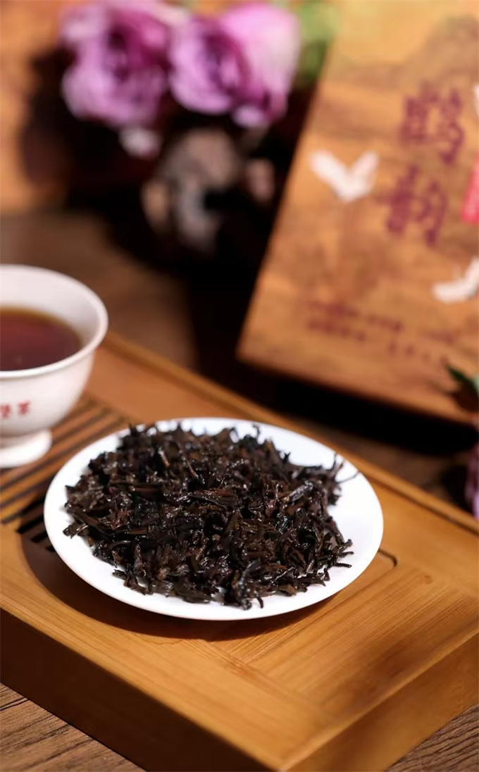 [广西梧州茶厂] 三鹤鹤韵 特级六堡茶散茶 300g