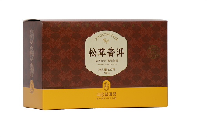 [斗记茶业] 2024年 2401松茸普洱 熟茶 30g