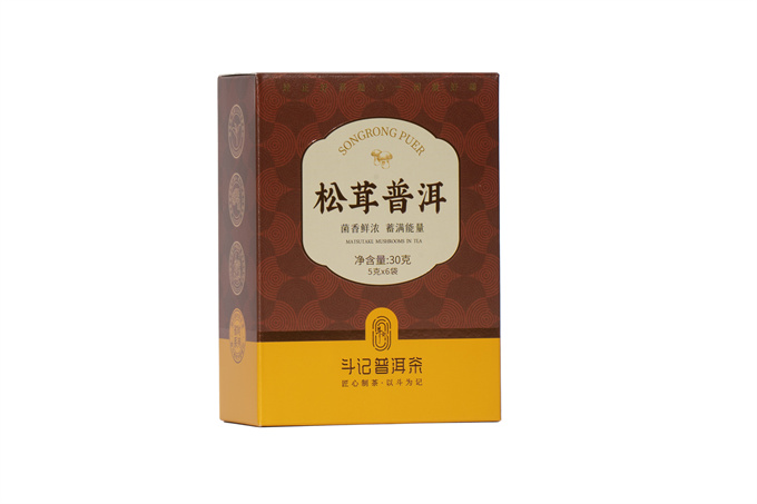 [斗记茶业] 2024年 2401松茸普洱 熟茶 30g