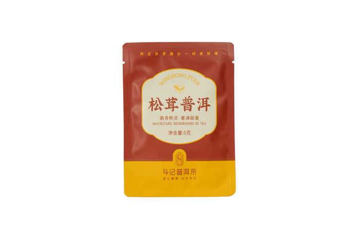 [斗记茶业] 2024年 2401松茸普洱 熟茶 30g